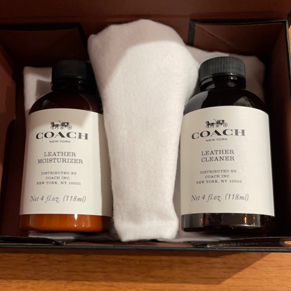 Coach leather cleaner and moisturizer - NEW